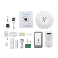 Wireless WiFi Cloud Alexa Smart Home Alarm Kit Gateway by Smart Life Tuya Smart App Control
