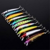 ZANLURE Minnow 10pcs Fishing Lures Crankbaits Fishing Hooks Baits Tackle 9.2 1.7cm