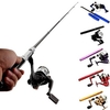 ZANLURE PFS-01 Mini Telescopic Portable Pocket Pen Shape Aluminum Alloy Fishing Rod Reel Line set