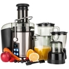 Savisto 4-in-1 800W Power Juicer with Digital LCD Display - Includes 1.5L Blender,  Grinder,  Food Chopper and Jug