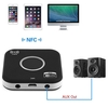 B7 NFC Bluetooth Wireless Double Audio Receiver 3.5mm Adapter