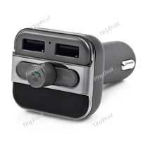 Bluetooth Car MP3 Player Hands Free Car Kit FM Transmitter Car Charger