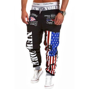 Hip Hop Fashion Print Pants Men Harem Pants Training Sports Pants