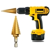 HSS 4-22mm Hex Titanium Steel Step Drill Bit Hole Cutter Wood Drilling