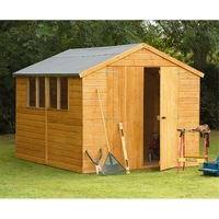 10 x 8 Shiplap Tongue and Groove Apex Workshop - Assembled