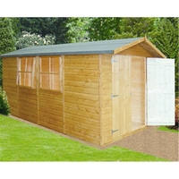 13 x 7 Tongue and Groove Garden Workshop (12mm Tongue and Groove Floor)