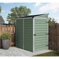 6 x 4 Plastic Apex Garden Shed (1.86m x 1.25m) *FREE 48 HOUR DELIVERY*