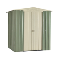 6ft x 5ft Premier EasyFix Mist Green Apex Shed (1.71m x 1.44m)