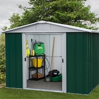 75 x 610 Apex Metal Shed With FREE Anchor Kit (2.26m x 2.07m)