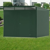 8 x 10 X Large Premier Heavy Duty Metal Dark Green Shed (2.6m x 3m)