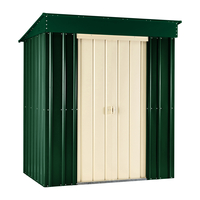 8 x 3 Premier EasyFix Heritage Green Pent Shed (2.46m x 0.92m)