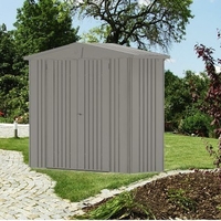 8 x 3 Premier Heavy Duty Metal Quartz Grey Shed (2.44m x 0.84m)