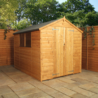 8 x 8 Wooden Shiplap Tongue and Groove Shed (10mm Solid OSB Floor) - 48HR + SAT Delivery*