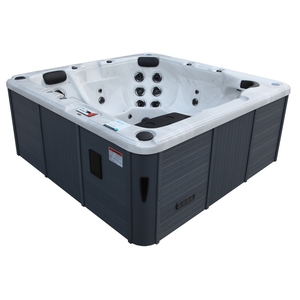 Alberta - 6 Person Hot Tub - 2.13m x 2.13m - Free Delivery and Install + Chemical Kit worth £120 (Requires 230 V/20 Amp RCD breaker - Not Included)