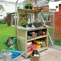 Deluxe Potting Bench/Workstation 34 x 18 (1.30m x 0.53m)