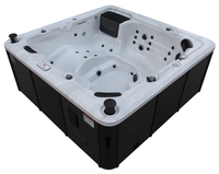 Toronto - 5-6 Person Hot Tub - 2.13m x 2.13m - Free Delivery and Install + Chemical Kit worth £120 (Requires 230 V/20 Amp RCD breaker - Not Included)