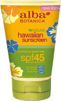 Alba Botanica Natural Hawaiian Sunscreen Revitalizing Green Tea Broad Spectrum SPF 45 118ml