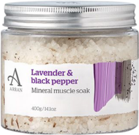 Arran Sense of Scotland Formulas Lavender & Black Pepper Mineral Muscle Soak 400g