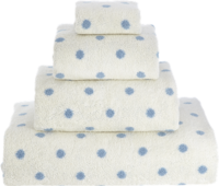 Cath Kidston Blue Button Spot Towel Bath