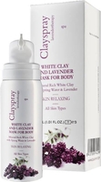 Clayspray White Clay and Lavender Relaxing Mask for Body 30ml