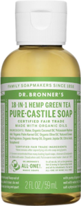 Dr Bronner 18-in-1 Hemp Green Tea Pure-Castile Soap 59ml