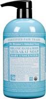 Dr Bronner Organic Fair Trade Shikakai Soap Baby Unscented 709ml