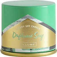 ILLUME Vanity Tin Driftwood Sage Candle Demi 110g
