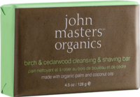 John Masters Organics Birch & Cedarwood Cleansing Shaving Bar 128g