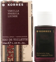 Korres Vanilla,  Freesia & Lychee Eau de Toilette 50ml