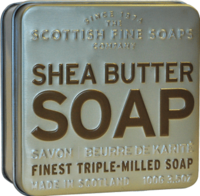 Scottish Fine Soaps Shea Butter Soap in a Tin 100g