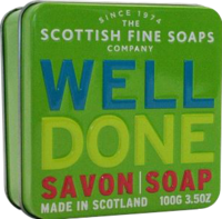 Scottish Fine Soaps Well Done Soap Tin 100g