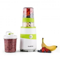 Klarstein Vitalic Blender Smoothie Maker 1000W 2 Blade Attachments White