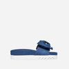 Ednes Bow Slider In Mid Blue Denim,  Women