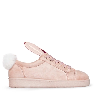 Ruby Bunny Trainers In Pink Faux Suede