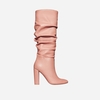 Willow Slouched Ankle Boot In Mocha Faux Leather,  Women