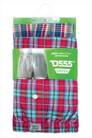 D555 2 Pack Check Boxer Shorts
