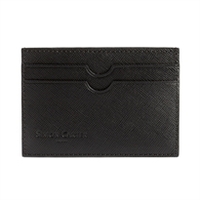 Credit Card Holder Black Saffiano Leather