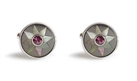 Flora Haematite cufflink