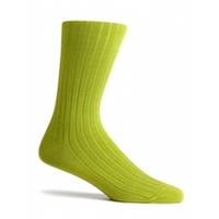 Italian Sock Lime Green