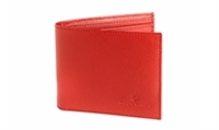 Jeans Wallet Red Saffiano Leather