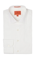 Leaf Jacquard White Shirt