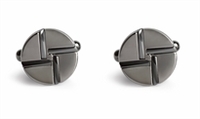 Mondrian Haematite Cufflink