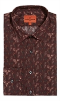 Owls And Bats Burgundy Shirt