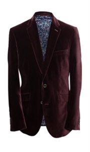 Plum Velvet "Caine" Jacket