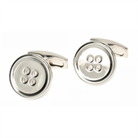 West End Button Metal Cufflinks