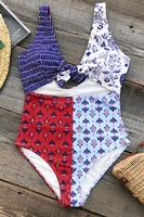 Cupshe Colorful Girl Print One-piece Swimsuit
