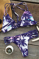 Cupshe End of My Rope Halter Bikini Set