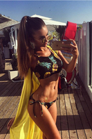 Cupshe Four Seasons Fruit Pineapple Halter Bikini Set