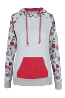 Cupshe Go Your Own Floral Hooded Sweatshirt
