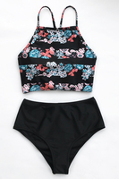 Cupshe Ice Shards Tank Bikini Set